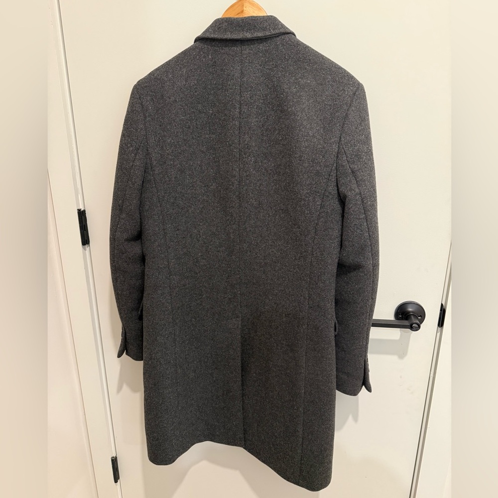 J. Crew Charcoal Wool Blend Coat - Picture 2 of 5